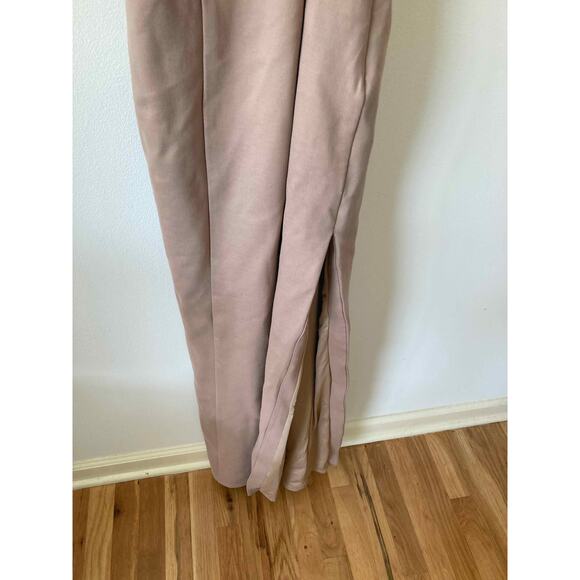 Lovers + Friends Stacy Maxi Dress Gown Mauve Nude Size XS - Picture 5 of 9